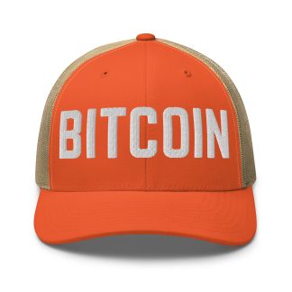 BITCOIN 3D PUFFED LETTERS CAP