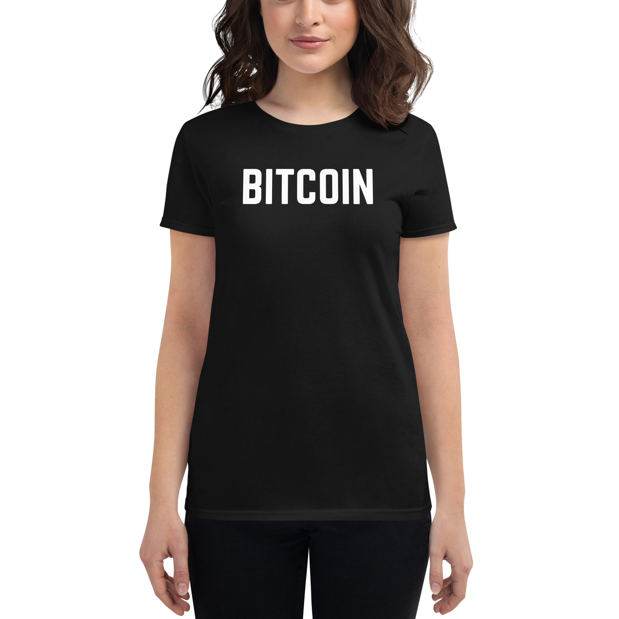 WOMEN'S BITCOIN SHORT SLEEVE SHIRT - Image 2