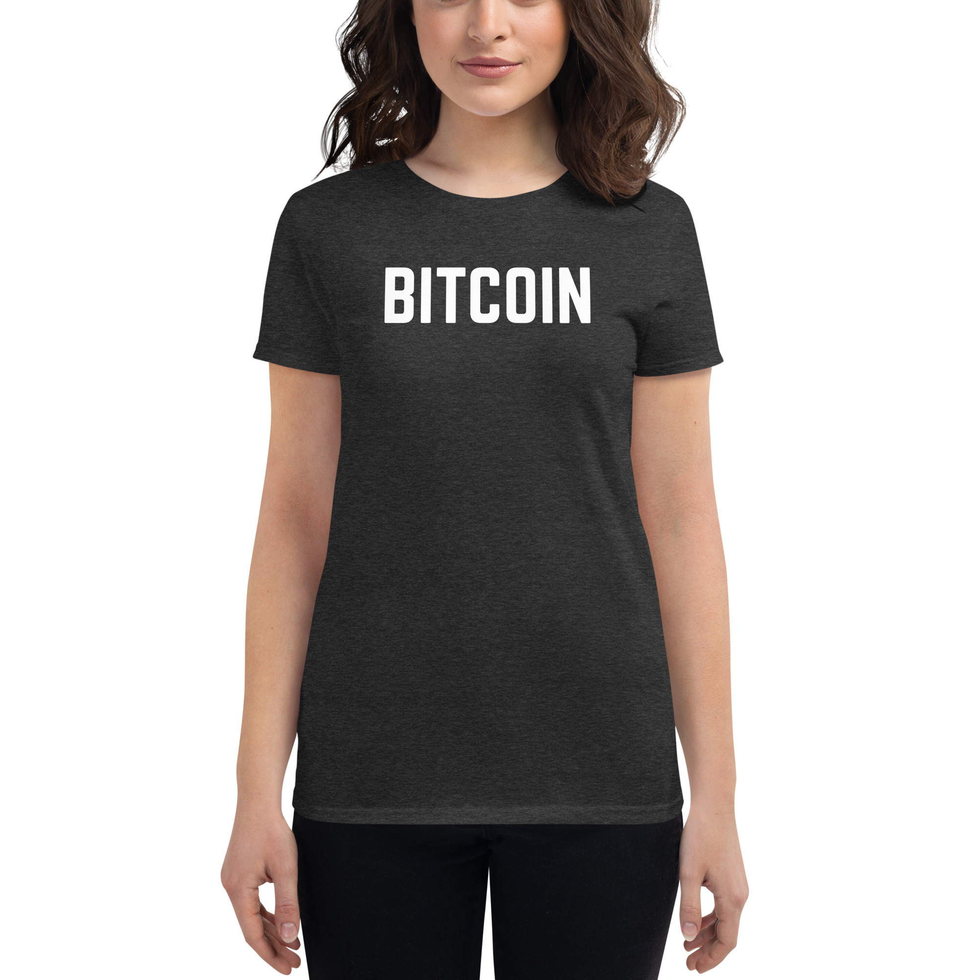 WOMEN'S BITCOIN SHORT SLEEVE SHIRT - Image 4