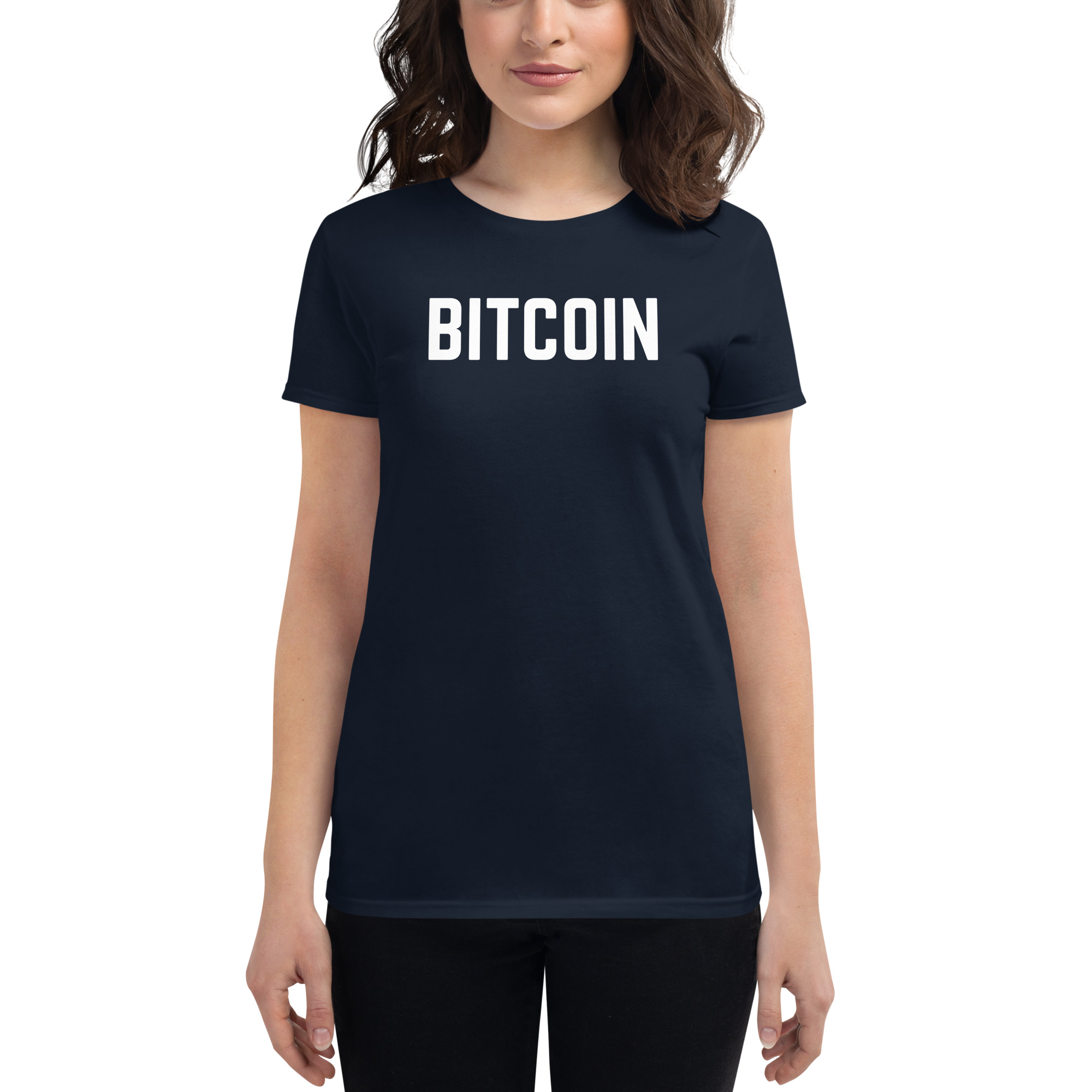 WOMEN'S BITCOIN SHORT SLEEVE SHIRT - Image 3
