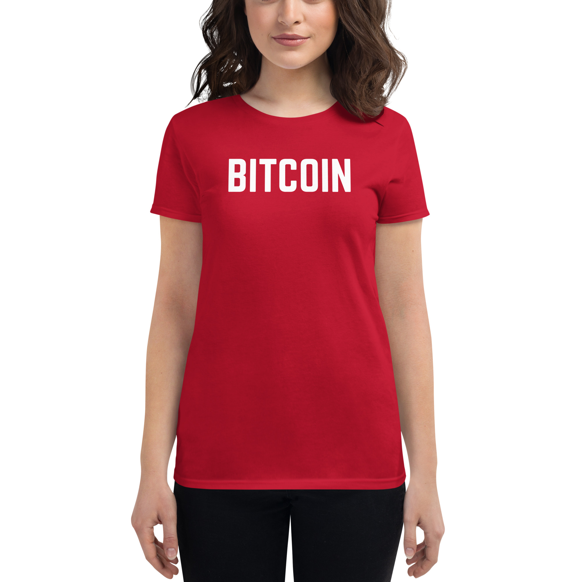 WOMEN'S BITCOIN SHORT SLEEVE SHIRT - Image 5